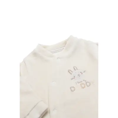 Bistyle Tulum Kadife I Love Daddy Açık Bej - 4