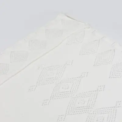 Bistyle Unisex Battaniye Triko Knitwear Colors Ekru - 6