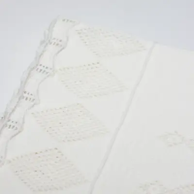 Bistyle Unisex Battaniye Triko Knitwear Colors Ekru - 5