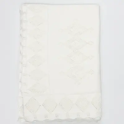 Bistyle Unisex Battaniye Triko Knitwear Colors Ekru - 2