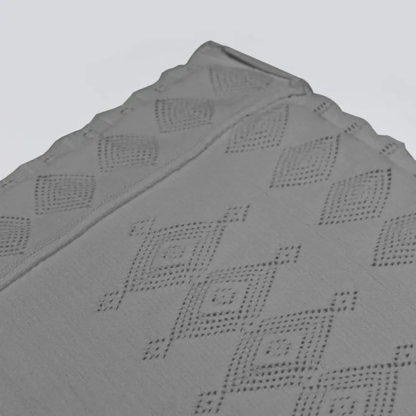 Bistyle Unisex Battaniye Triko Knitwear Colors Gri - 5