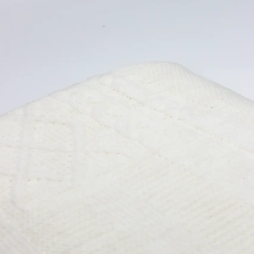 Bistyle Unisex Battaniye Welsoft Triko Winter Time 80x95cm Ekru - 2