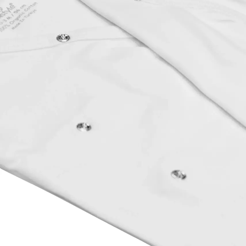 Bistyle Unisex Body Uzun Kol Natural Basic Style Beyaz - 2