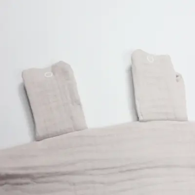 Bistyle Unisex Müslin Puset Yüz Örtüsü Fırfırlı Taş (1)