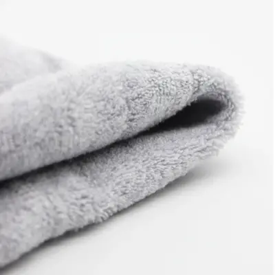 Bistyle Unisex Organik Çorap Külotlu Kaymaz Havlu Gri - 5