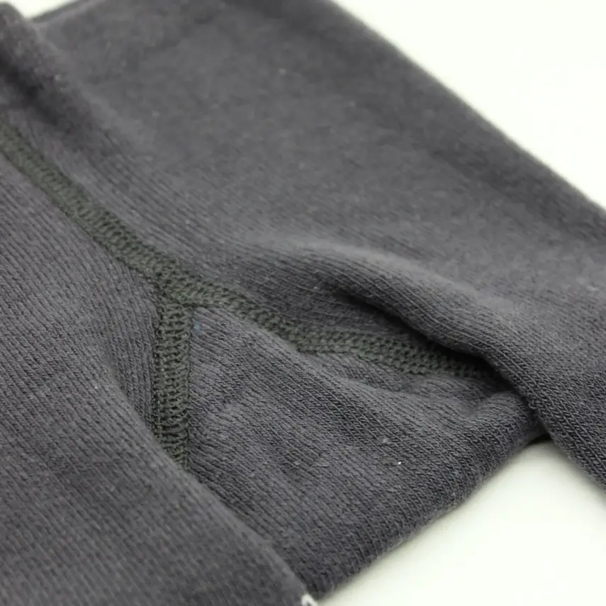 Bistyle Unisex Organik Çorap Külotlu Kaymaz Havlu Puanlı Antrasit - 9