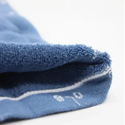 Bistyle Unisex Organik Çorap Külotlu Kaymaz Havlu Puanlı İndigo - 5