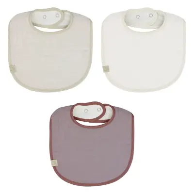 Bistyle Unisex Organik Fular Önlük Müslin 3lü Taş - Ekru - Antrasit - 2