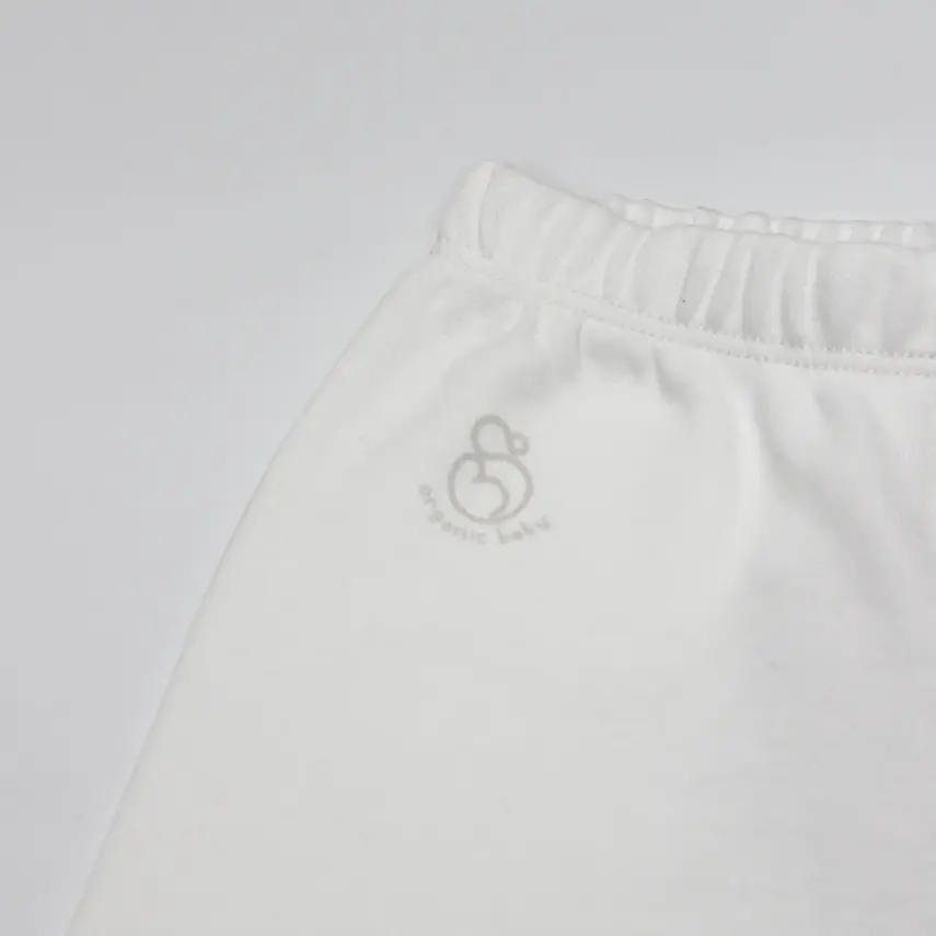 Bistyle Unisex Pantolon Patikli Natural Basic Style Ekru - 2