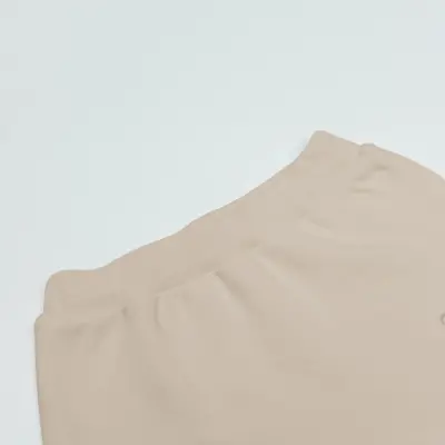 Bistyle Unisex Pantolon Patiksiz Natural Basic Style Bej (1)