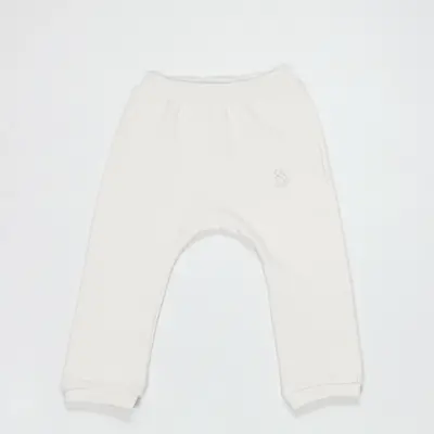 Bistyle Unisex Pantolon Patiksiz Natural Basic Style Ekru