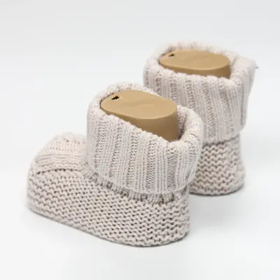 Bistyle Unisex Patik Triko Seperatörlü Bej - 7