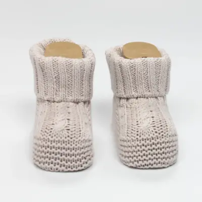 Bistyle Unisex Patik Triko Seperatörlü Bej