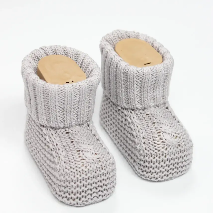 Bistyle Unisex Patik Triko Seperatörlü Gri - 2