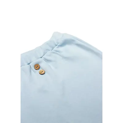 Bistyle Zıbın Takımı 3lü Curly Lamb Bej - Mavi - Ekru (1)