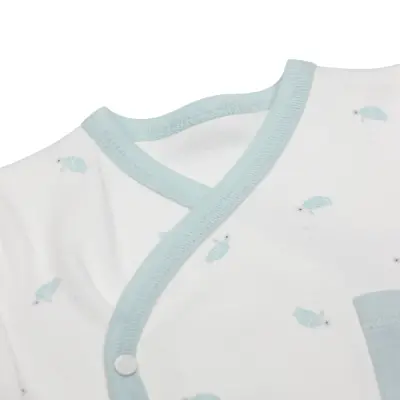 Bistyle Zıbın Takımı 3lü Hello World Mint - Ekru (1)