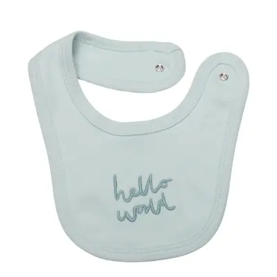 Bistyle Zıbın Takımı 3lü Hello World Mint - Ekru - 3