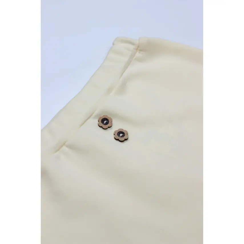 Bistyle Zıbın Takımı 3lü Welcome Baby Duck Sarı - Ekru - 2