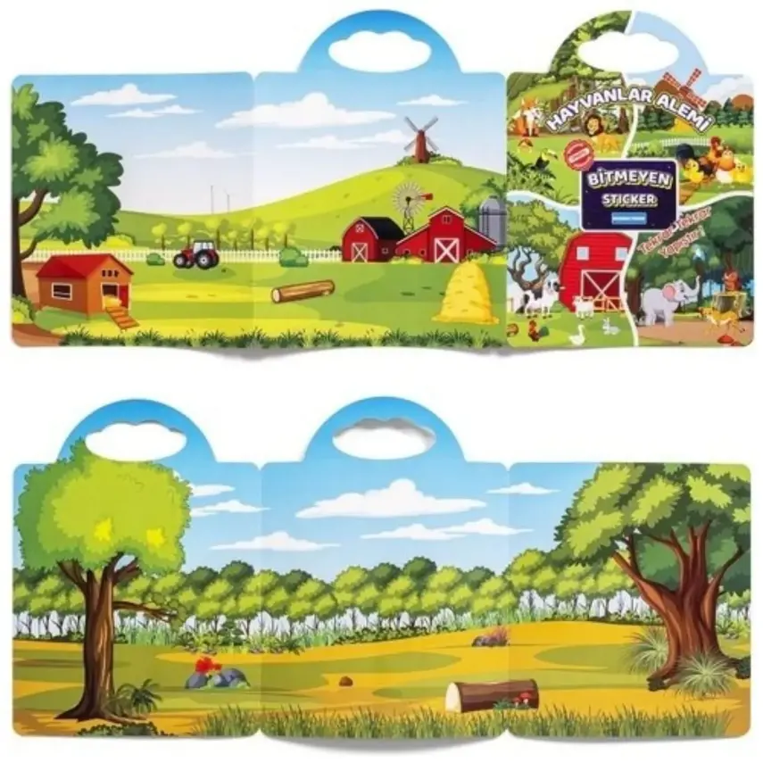 Bitmeyen Sticker Kitabım Hayvanlar - 3