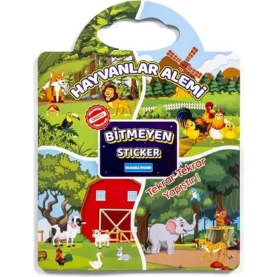 Bitmeyen Sticker Kitabım Hayvanlar (1)