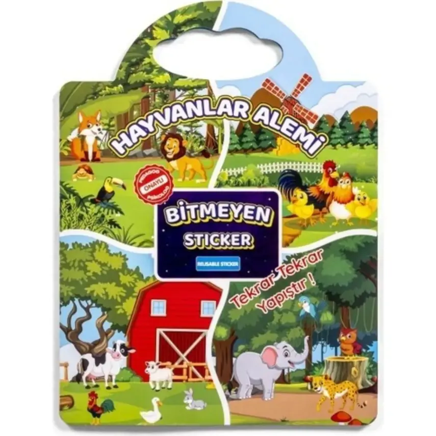 Bitmeyen Sticker Kitabım Hayvanlar - 2