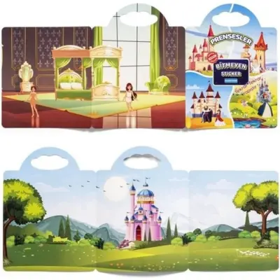 Bitmeyen Sticker Kitabım Prensesler (1)