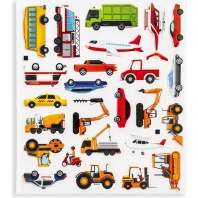 Bitmeyen Sticker Kitabım Taşıtlar (1)