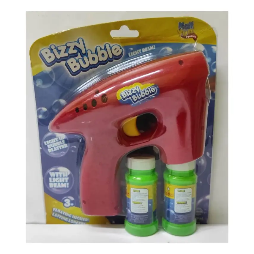 Bizzy Işıklı Büyük Pilli Köpük Tabanca - 1