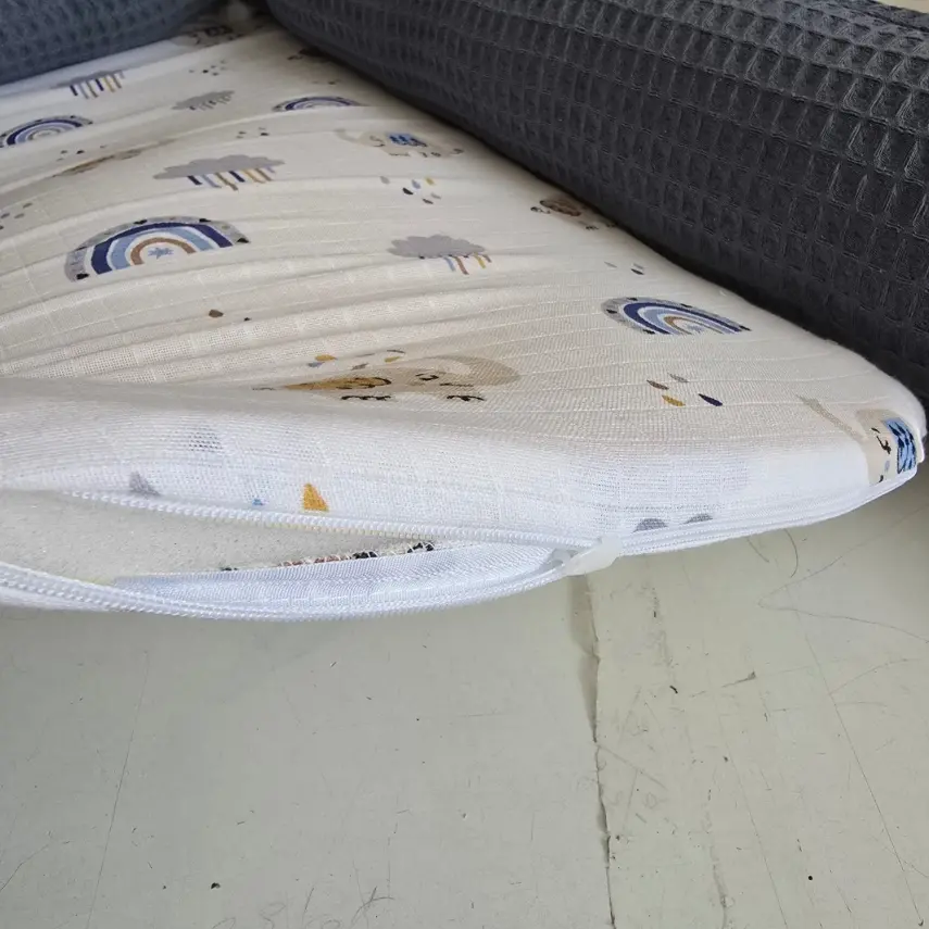 Bm Care Babynest Anne & Baba Yanı Yatağı Pembe Gökkuşağı - 8