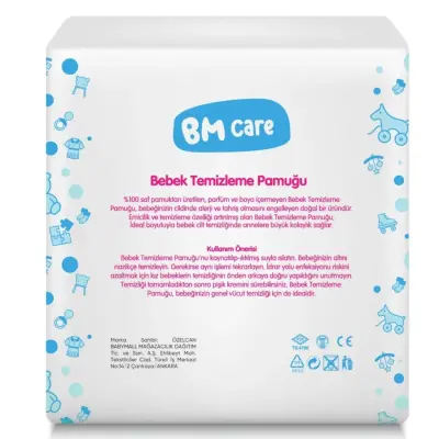BM Care Bebek Temizleme Pamuğu 1440 Adet 24*60'lı - 7