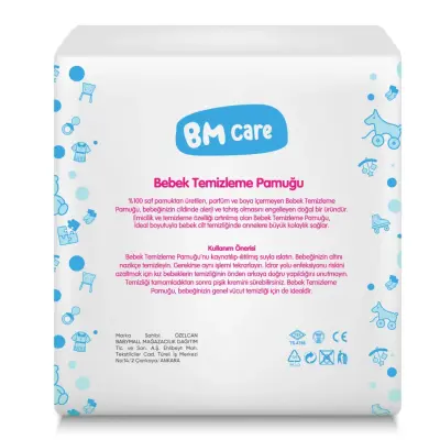 BM Care Bebek Temizleme Pamuğu 60'lı - 3