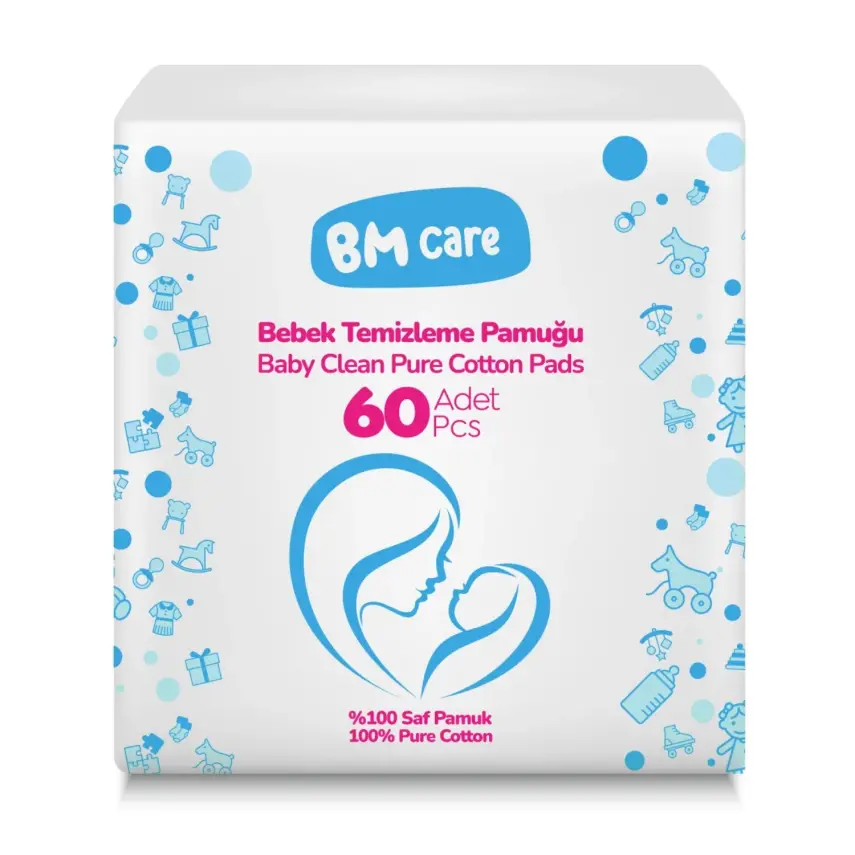 BM Care Bebek Temizleme Pamuğu 60'lı - 8