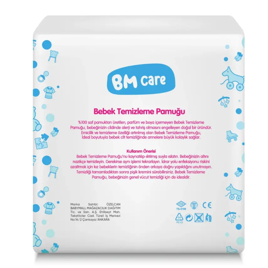 BM Care Bebek Temizleme Pamuğu 60'lı - 10