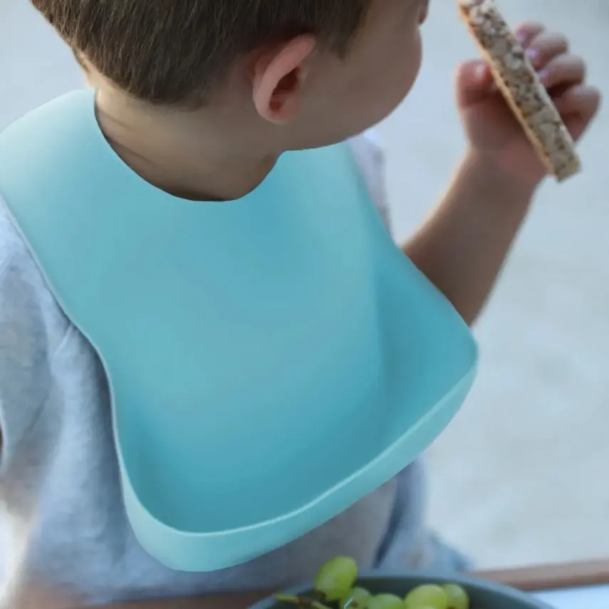 BM Care BLW Silikon Beslenme Seti  3 lü Mavi  - 2