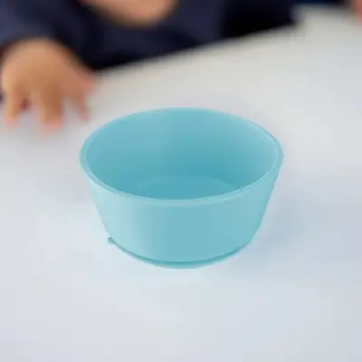 BM Care BLW Silikon Beslenme Seti  3 lü Mavi  - 4