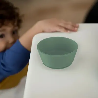 BM Care BLW Silikon Beslenme Seti 3 lü Yeşil - 4