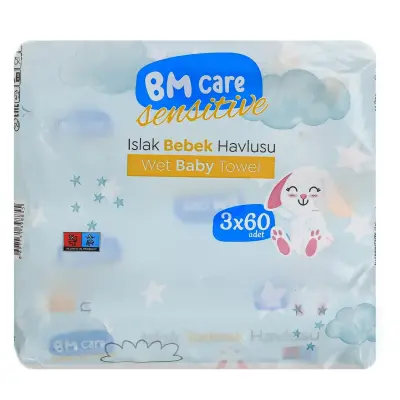 BM Care Sensitive Islak Havlu 3x60lı - 8