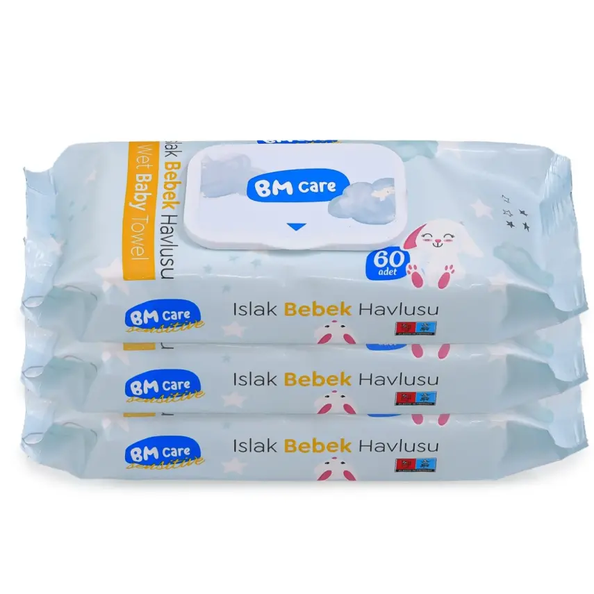 BM Care Sensitive Islak Havlu 3x60lı - 2