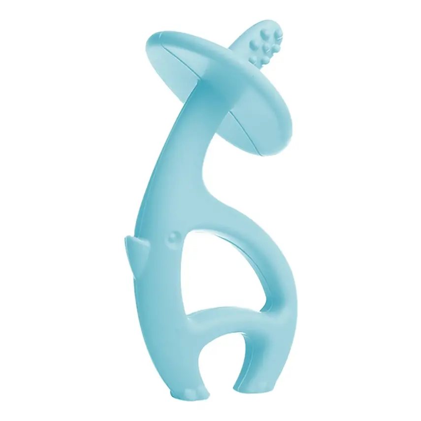 BM Care Silikon Fil Diş Kaşıyıcı Mavi - 2