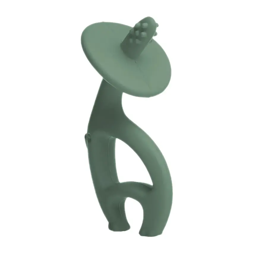 BM Care Silikon Fil Diş Kaşıyıcı Yeşil - 3