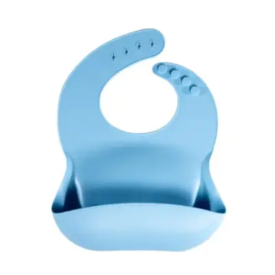 BM Care Silikon Mama Önlüğü Mavi büyük boy - 6