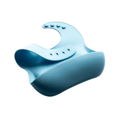 BM Care Silikon Mama Önlüğü Mavi büyük boy - 22