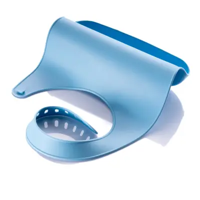 BM Care Silikon Mama Önlüğü Mavi orta boy - 27