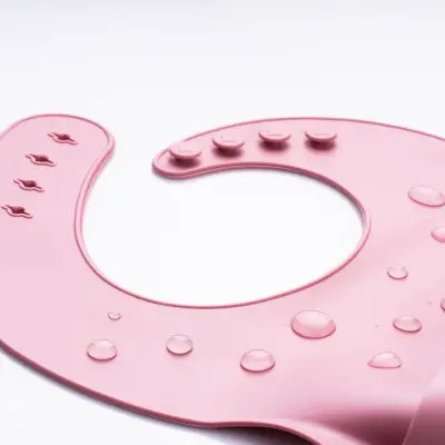 BM Care Silikon  Mama Önlüğü Pembe büyük boy - 18