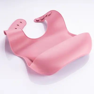 BM Care Silikon  Mama Önlüğü Pembe büyük boy - 8