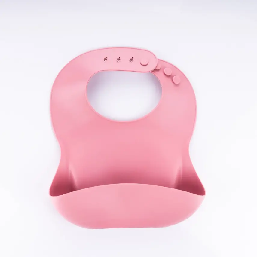 BM Care Silikon  Mama Önlüğü Pembe büyük boy - 14