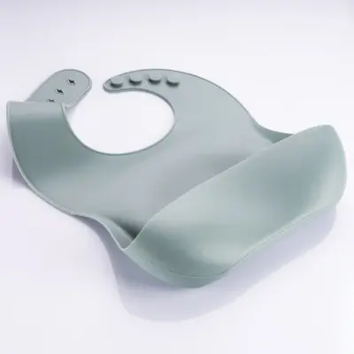 BM Care Silikon Mama Önlüğü Yeşil büyük boy - 9