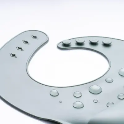 BM Care Silikon Mama Önlüğü Yeşil büyük boy - 6