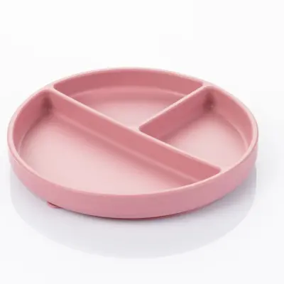 Bm Care Silikon Tabak Vakum Tabanlı Porsiyon 6+ Ay -pembe