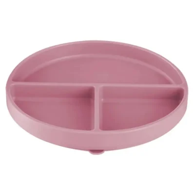 Bm Care Silikon Tabak Vakum Tabanlı Porsiyon 6+ Ay -pembe